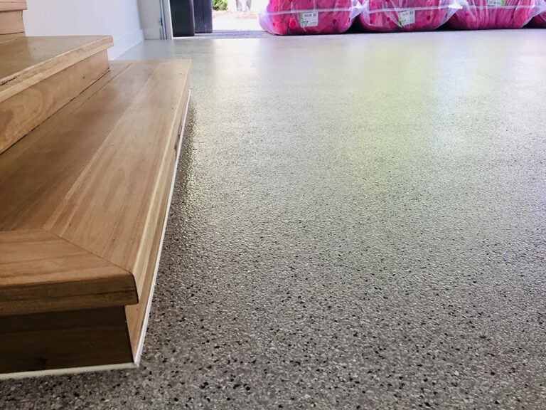 Flake Flooring Grey Granite - Garage floor