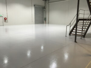 Epoxy Roll Coat System in Brisbane Spare Parts Warehouse